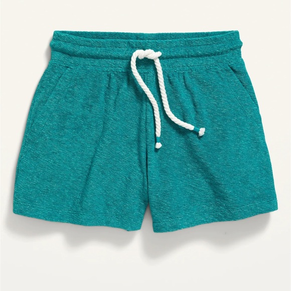 Loop-Terry Midi Shorts for Girls - Picture 1 of 3
